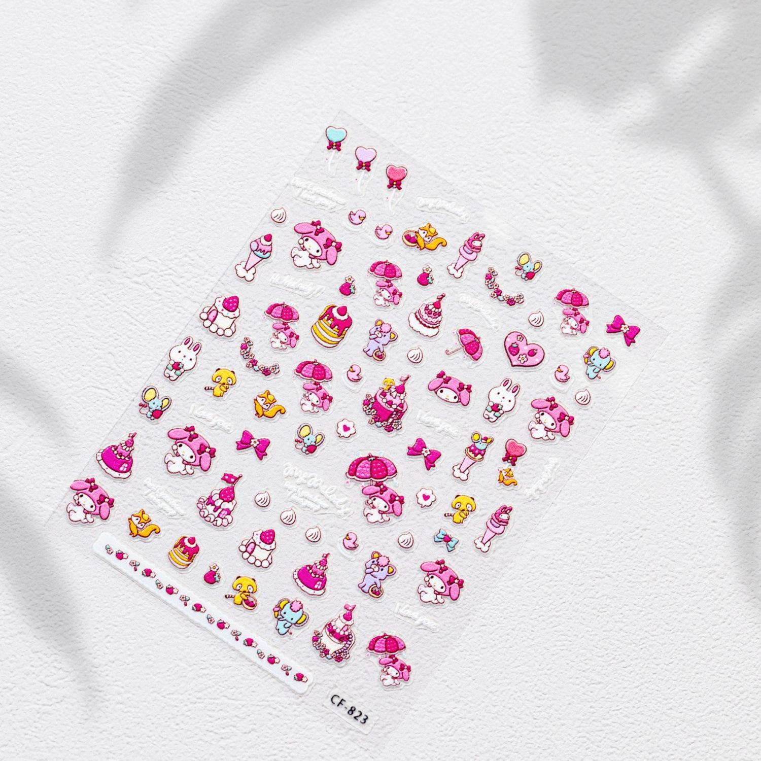 iPhone 17 Pro Max Cute Kitty Lens Sticker - DIY Decorative Adhesive