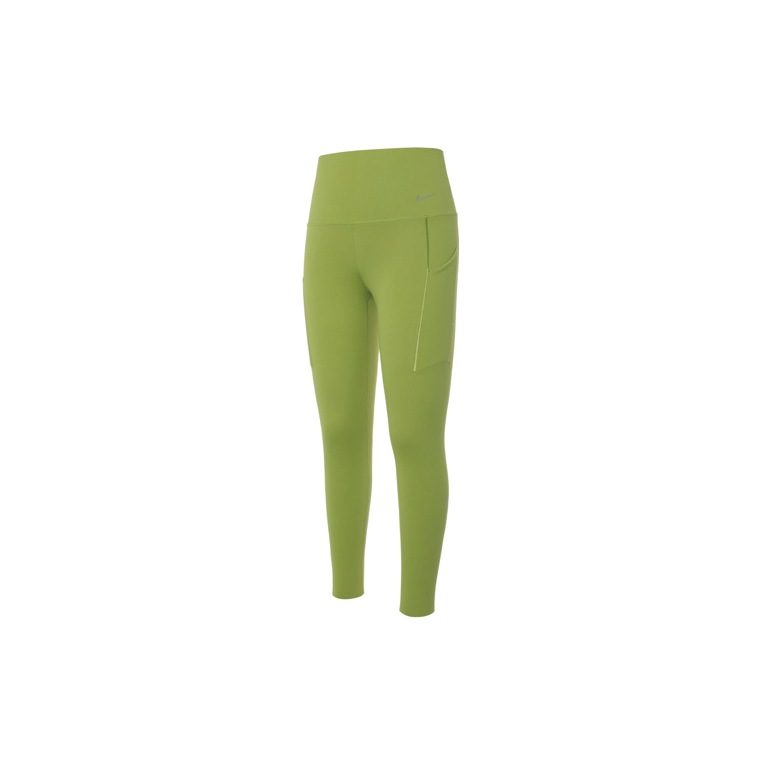 

Nike Universal Solid High-Waisted Tight Nine-Point Sports Leggings Women leggings Pear-Green Black DQ5898-377