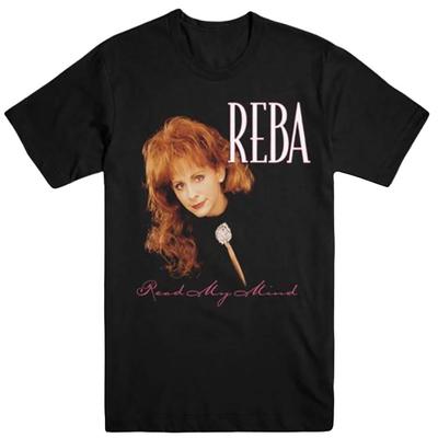 Men's Reba Mcentire Read My Mind T-shirt Small Black