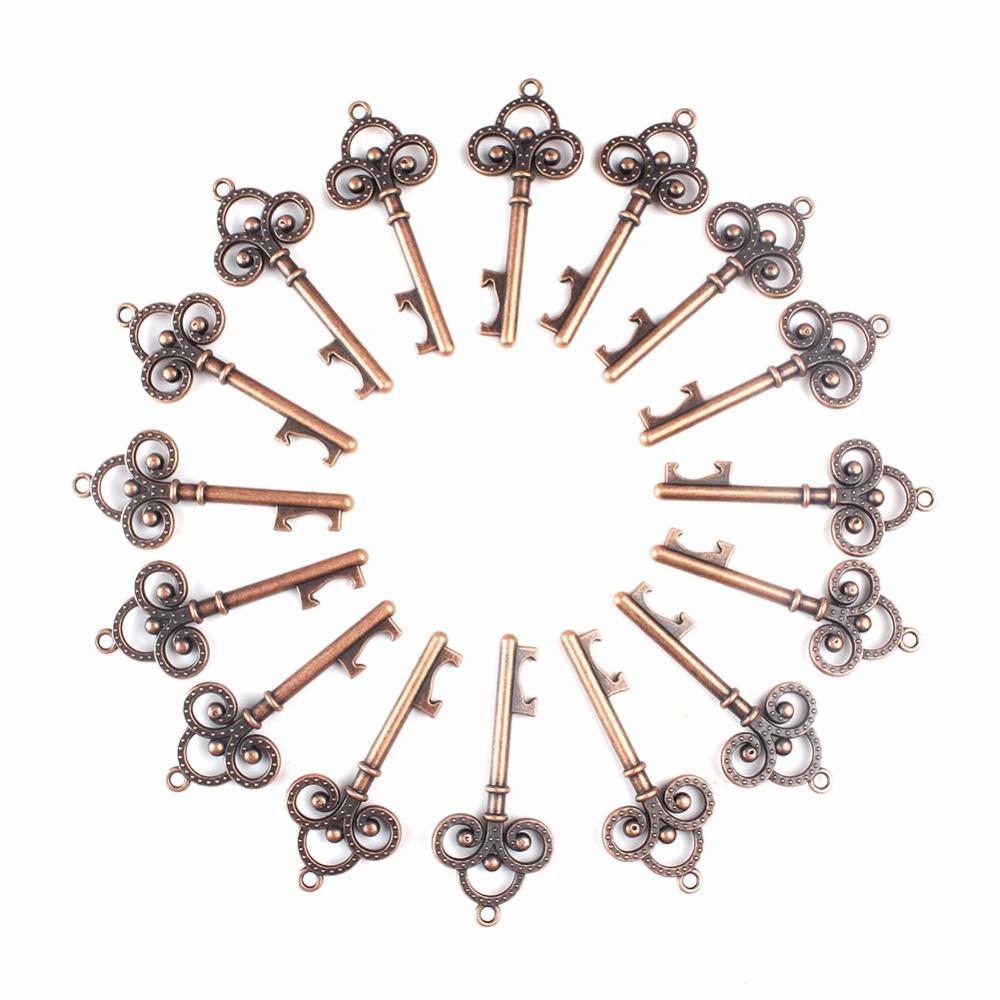 3Pcs Wedding Souvenirs Skeleton Bottle Opener + Tags Wedding Favors and Gifts for Guest Party Favors
