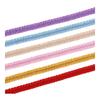 40M Length 1.2cm Wide Bright Hue Lace Trim Color Herringbone Woven Trim  Lampshade Ornament