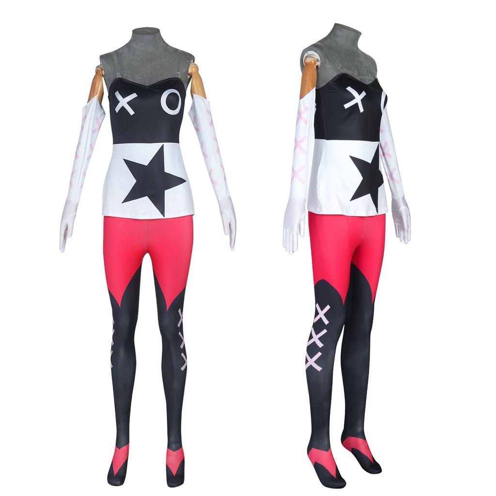 Velvette Cosplay Costume, Helluva Boss Anime Character Stage Role Play Outfit