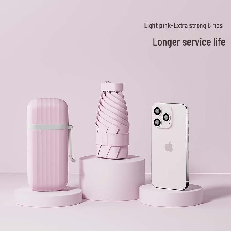 Портативный мини-зонт-капсула от солнца и дождя Mini Capsule