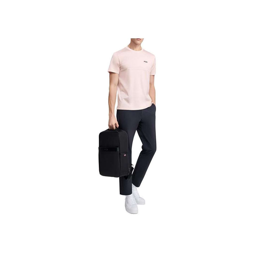 New FILA Knitted Sweatpants Men's Black F11M118608F-BK