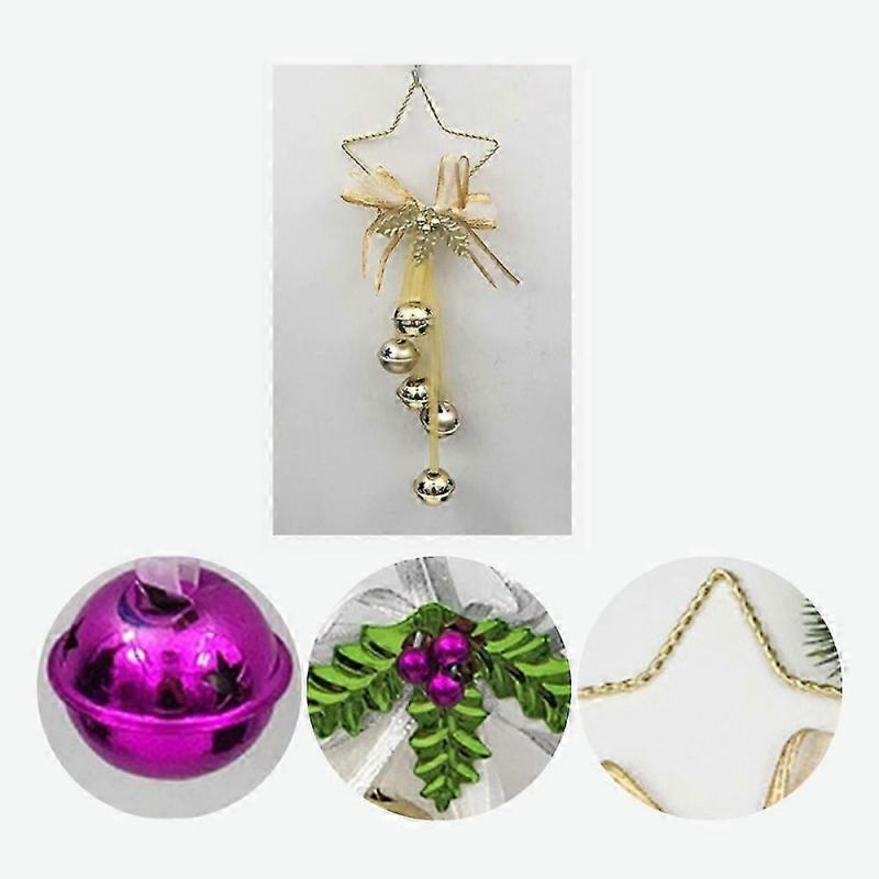 Festive Home Decor: Elegant Jingle Bell Cluster, Handmade Brass Bells Enhance Your Christmas Decorations And Hanging Bells For A Joyful Holiday
