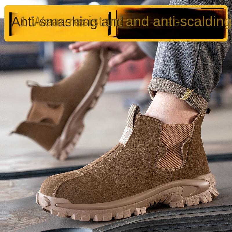 Buty robocze, Odporne na uderzenia i przekłucia, Buty robocze, Buty ochronne, Spawacz elektryczny, Buty robocze dla mężczyzn, Krótkie buty.