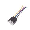5-Pin Automotive Relay Socket Harness,Pre-Wired Electrical Connector Plug for Car Relay