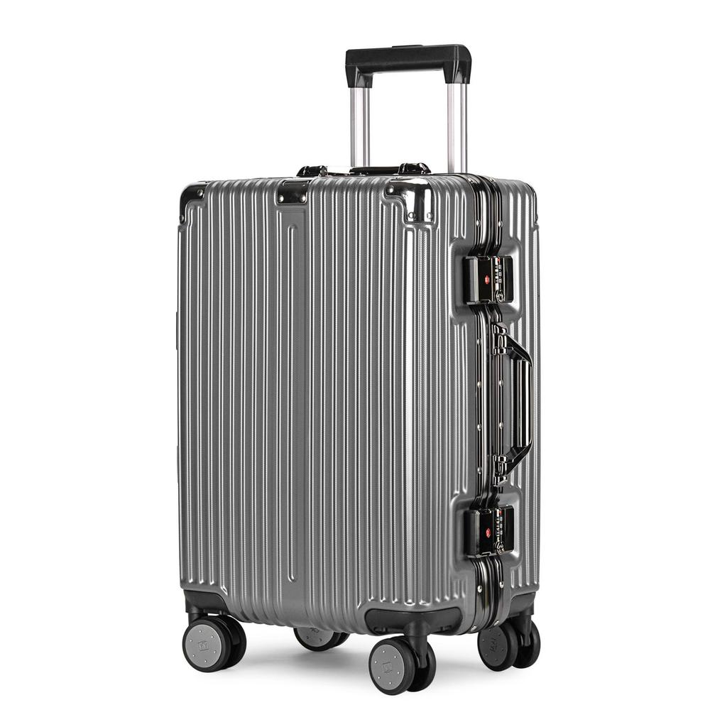 Premium 20-Inch Carry-On Suitcase with Universal Wheels and 24-Inch Aluminum Frame, Ideal for Female Students