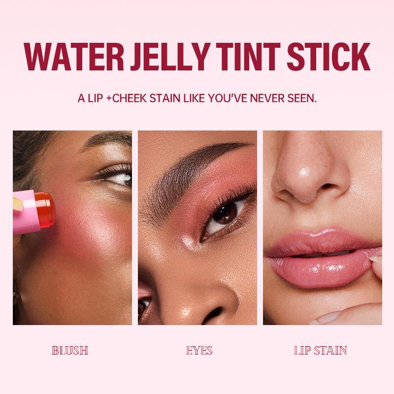 TF&TU Jelly Blush Stick: Dual-Purpose Lip & Cheek Color, Brightening Natural Contour