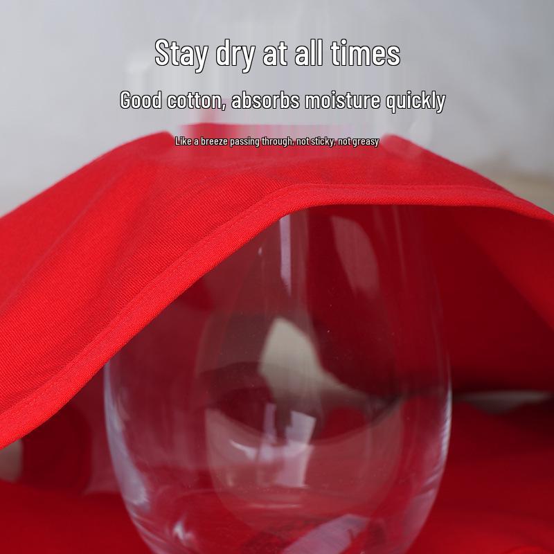 Women's Bright Red High-Waisted Comfort Fit Cotton Hip-Lifting Briefs