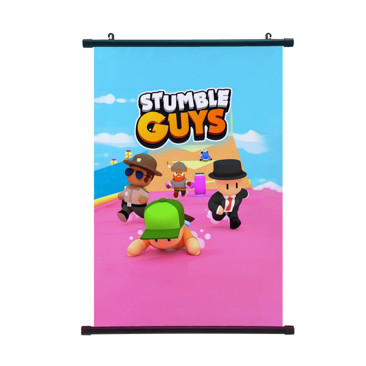 

Stumble Guys Настінний плакат Скрол Аніме Stumble Гра Домашній декор Косплей Настінний живопис Вітальня Спальня Декор Постер 30*45cm різнокольоровий