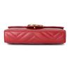 Gucci GG Marmont Vintage Logo Chain Leather Envelope Shoulder Bag Women Shoulder Bag Red 474575-DTD1T-6433