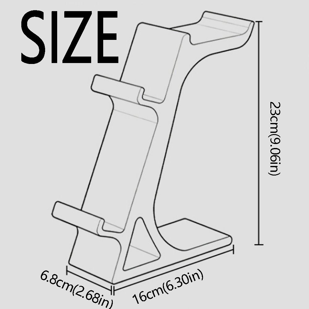 Stable Wireless Game Controller Holder 2-layer Gamepad Support Bracket Gamepad Display Stand  Home