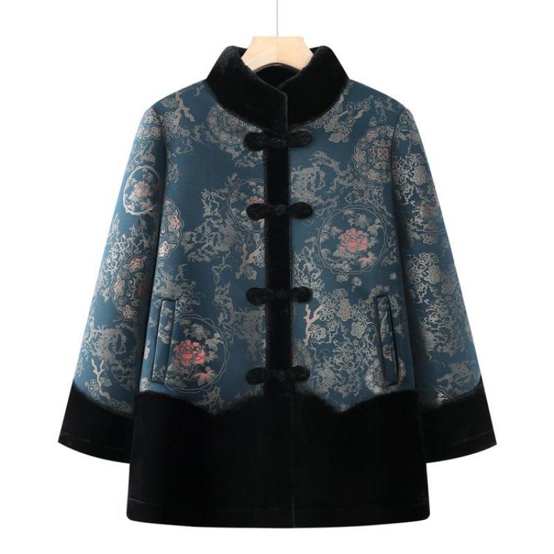 

Winter coat women s warm cotton-padded jacket piled and thickened cotton-padded clothes 5XL [recommended 150-80kg] зелёный