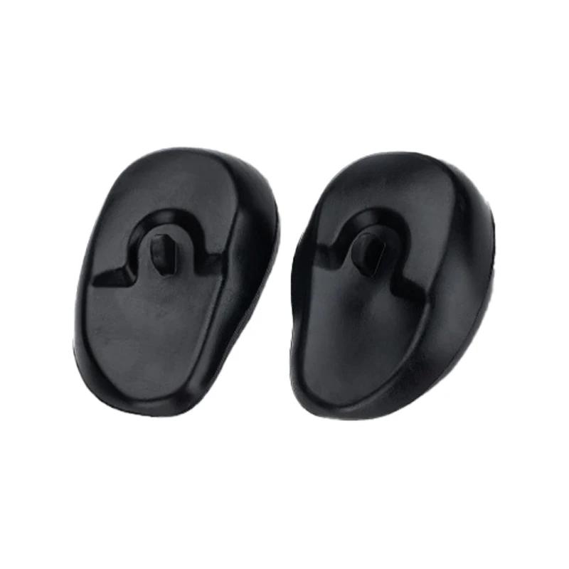 2pcs Silicone Ear Cover Hair Coloring Dyeing Ear Protector Waterproof Shower Ear Shield Earmuffs Caps Salon Styling Accessories