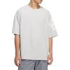 adidas FOS T Shirts Men's Light Gray Crew Neck Moderate KH1486