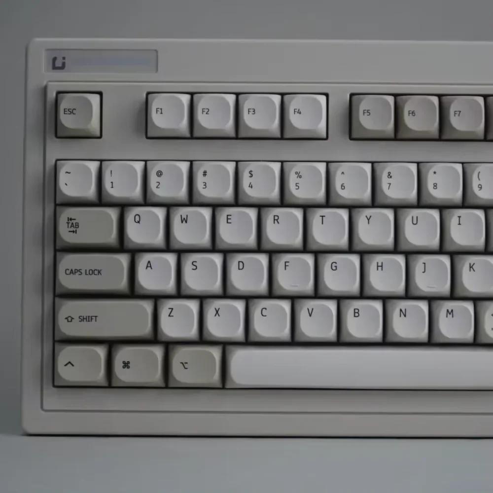 Xiaomi Mechanical Keyboard Vintage Keycaps Pbt MA Light Gray Small Set of Replacement Caps for MX Keyboards.