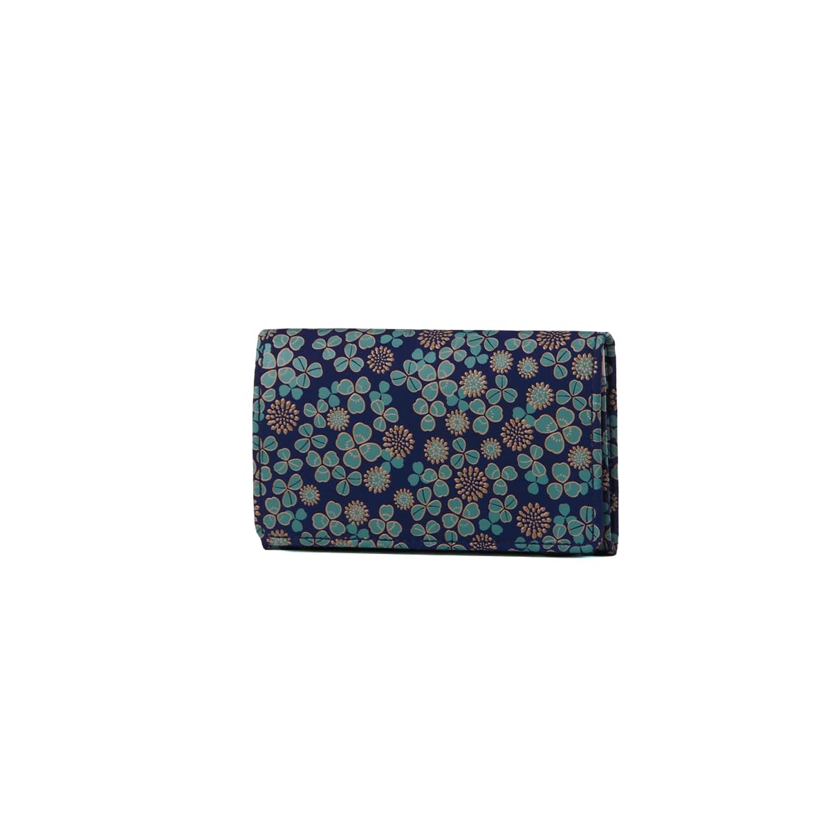 

[Inden-ya] Inden White Clovers, Traditional Crafts, Koshu Inden, Deerskin, Lacquer, Original Brand ([No. 7306] Business Card Case)