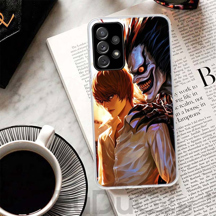 N-Note D-Death Yagami Light Phone Case For Samsung A17 A16 A26 A36 A56 A15 A14 A13 A55 A54 A53 A35 A34 A33 A25 A24 A23 A05S A04S