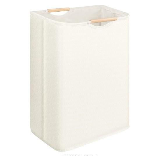 

Cotton and Hemp Dirty Clothes Basket Folding Large Capacity Storage Toy Storage Basket Handheld Bathroom Dirty Clothes Basket покинуть белый