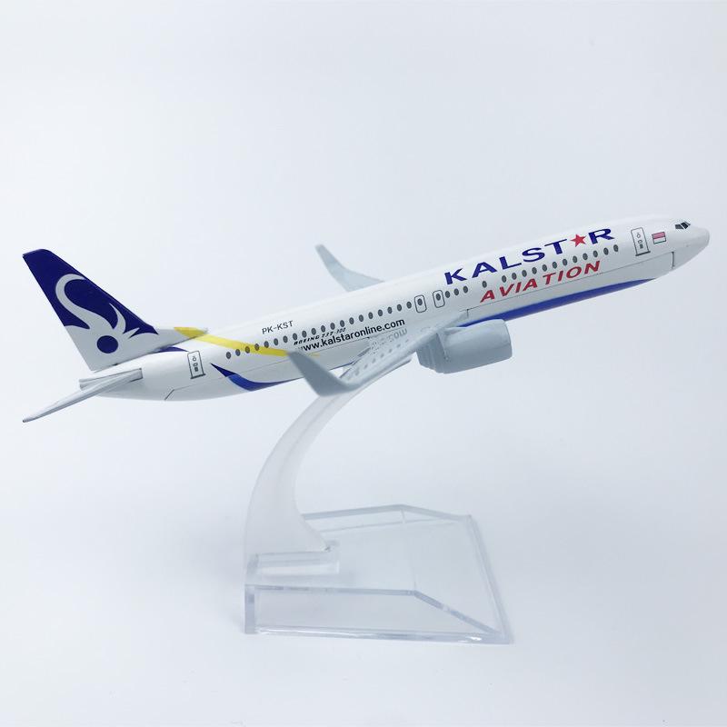 

16CM Alloy Airplane Model Indonesia KALTR Collectible With Landing Gear Children s Toy Gift