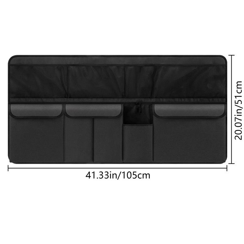 Back Seat Trunk Organizer Bag Car Trunk Storage Back Seat Waterproof Organizer Minivan Caravan Multiple Pockets Organization Bag