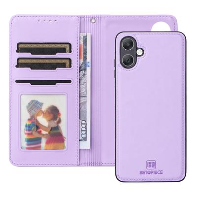 Für Samsung Galaxy A06 4G Magnetische Hülle BETOPNICE Abnehmbare PU Leder Handyhülle mit Riemen