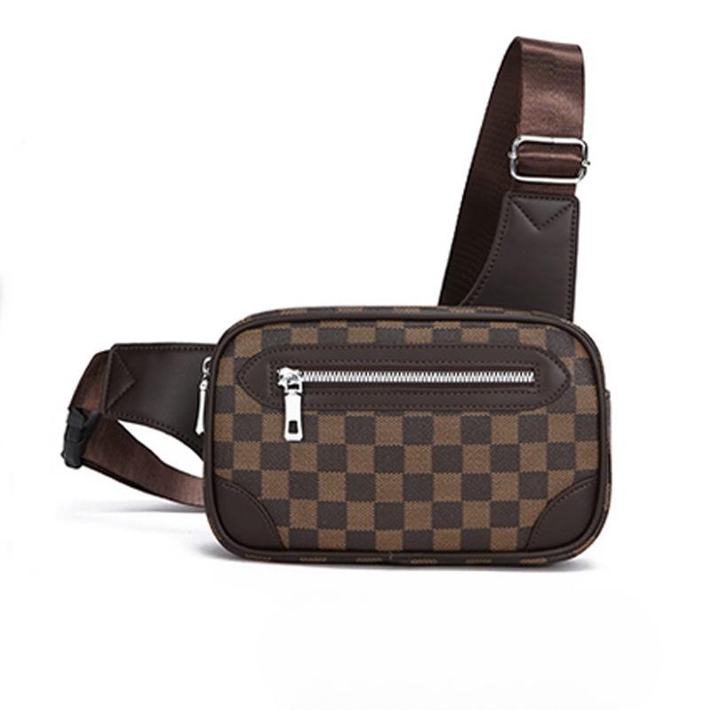 Men's Chest Bag, Color-blocking Single-shoulder Bag, Casual, Trendy and Fashionable, Large-capacity Crossbody Bag