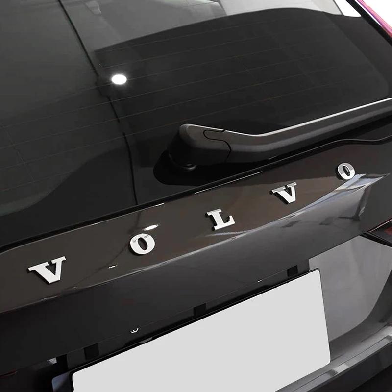 3D ABS Písmena Loga Auto Zadní Kufr Znak Nálepka Pro Volvo Xc60 Xc90 V40 V60 S60 V50 V90 S80 C40 XC40 V70 XC70 C30 C70 T5 T6
