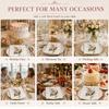 Vintage Rose Floral Paper Napkins 20Pcs 2-Ply Table Napkins for Party Wedding Tea Time Decor