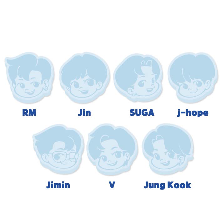 TinyTAN Ice Tray Dynamaite TinyTAN TinyMART RM JIN SUGA JIMIN V JungKook BTS Merchandise Dynamite [Official Merchandise] (TinyMART) J-HOPE