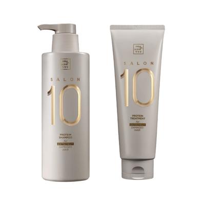 Mise En Scene Salon 10 Protein Shampoo en Treatment Set voor extreem beschadigd haar