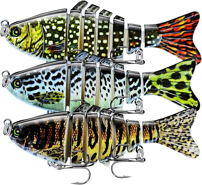 

Multi-Joint Slow Sinking Lure Set10cm16.5gBionic Bait for Freshwater and Saltwater, Universal for Bass, Trout, and Mandarin Fish