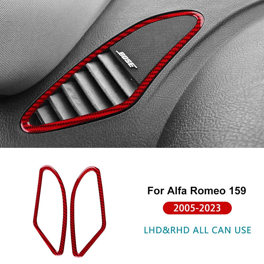 Real Soft Carbon Fiber Sticker For Alfa Romeo 159 2005-2017 2018 2019 2020 2025 2025 2025 Car Co-pilot Storage Box Accessories