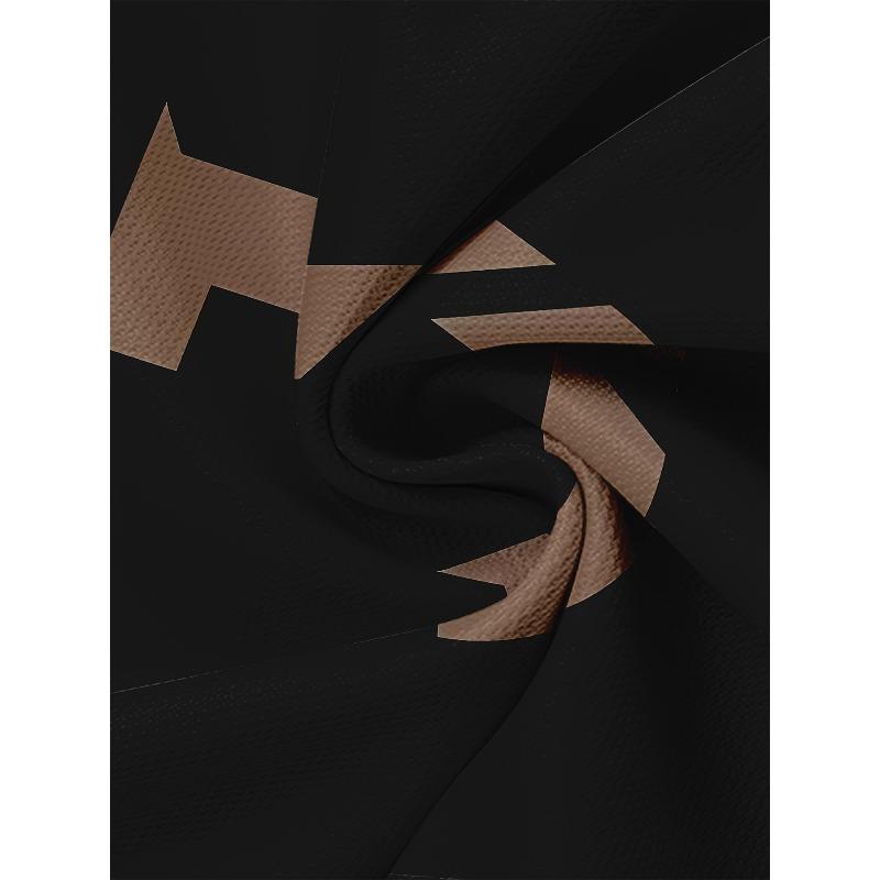 Rozmiary europejskie Męska koszulka z nadrukiem, codzienna moda