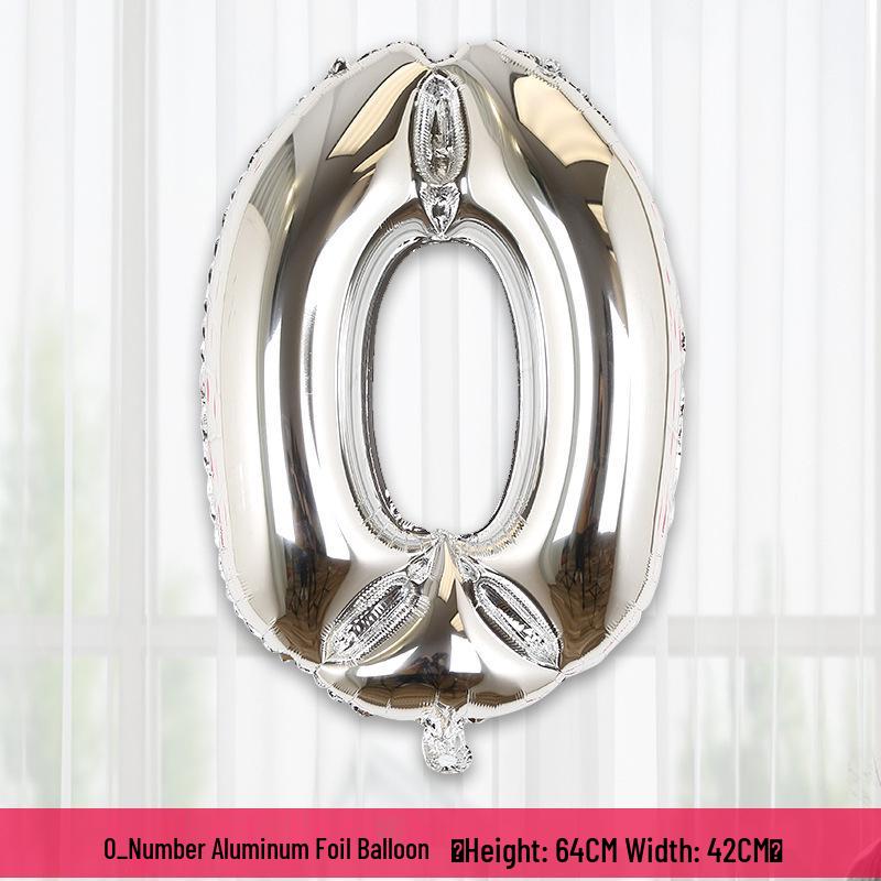 32" Rainbow Jelly Gradient Aluminum Foil Balloon for Birthday, Festival, Wedding Party Decorations