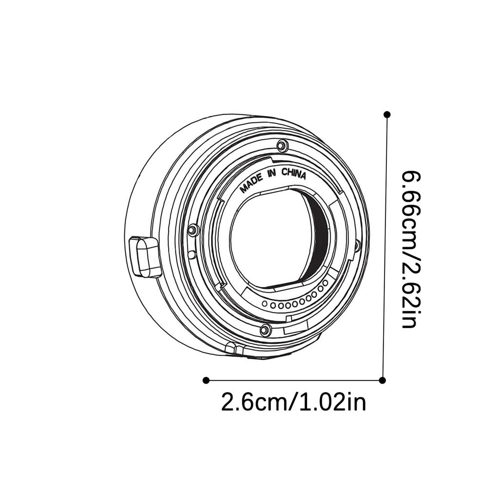 Auto Focus EF EOS M MOUNT Lens Mount Adapter for Canon EF EF S Lens to Canon EOS Mirrorless Camera