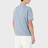 Emporio Armani SS23 Logo Letter Print Crew Neck Short Sleeve T-Shirt Men Tops Light-Blue 3R1TT2-1JWZZ-0738