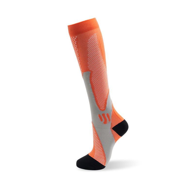 Women's Autumn High-Performance Compression Socks: Knee-High, Cycling, Antibacterial & Odor-Resistant