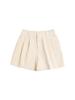 PINK PINEAPPLE Breeze Cordu Half Shorts_Ivory