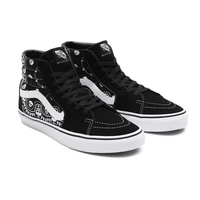 Vans SK8 Hi Bandana-Black Vans VN0A32QGD9S