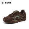 Saturday women's shoes 2025 new autumn retro casual shoes fashionable versatile sports shoes flat and comfortable training shoes