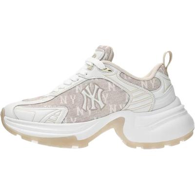 MLB New York Yankees Bequem Vielseitig Langlebig Höhensteigernd Niedrig geschnitten Dad Shoes Unisex Sneaker Beige 3ASHW065N-50BGS