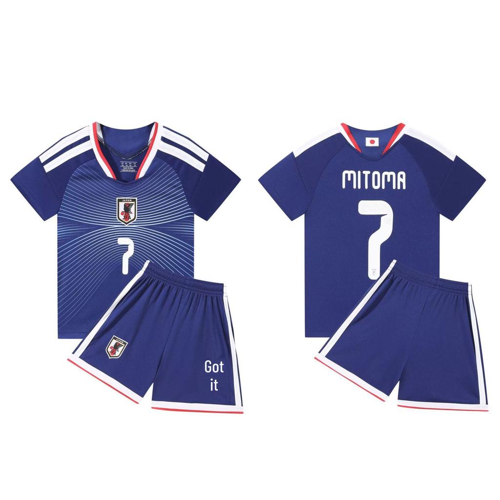 2627 Conjunto de Camiseta Mundial Infantil: Uniformes de Número Estrella para Portugal e Italia