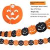 3Meter Halloween Hanging Garland Bunting Bat Pumpkin Ghosts Spider Paper Banner Halloween Party Decorations Horror Props