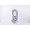 Winter New Fire Fox Plush Hat Scarf Women's Gloves Integrated Three-piece Set Student Warm Thickened Hat