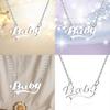 Stylish Stainless Steel Alphabet Necklace Perfect Forever Love Gift For Baby