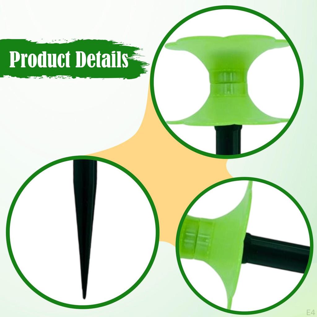 2 Garden Hose Guide Spikes, Horse Roller Guides, Plant Protection Hoses, Pull Stands,