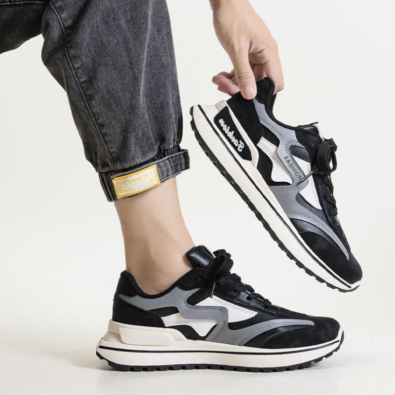 

New sports shoes for autumn simple fashionable trendy men s shoes new casual versatile low top running sports shoes 43 чорний
