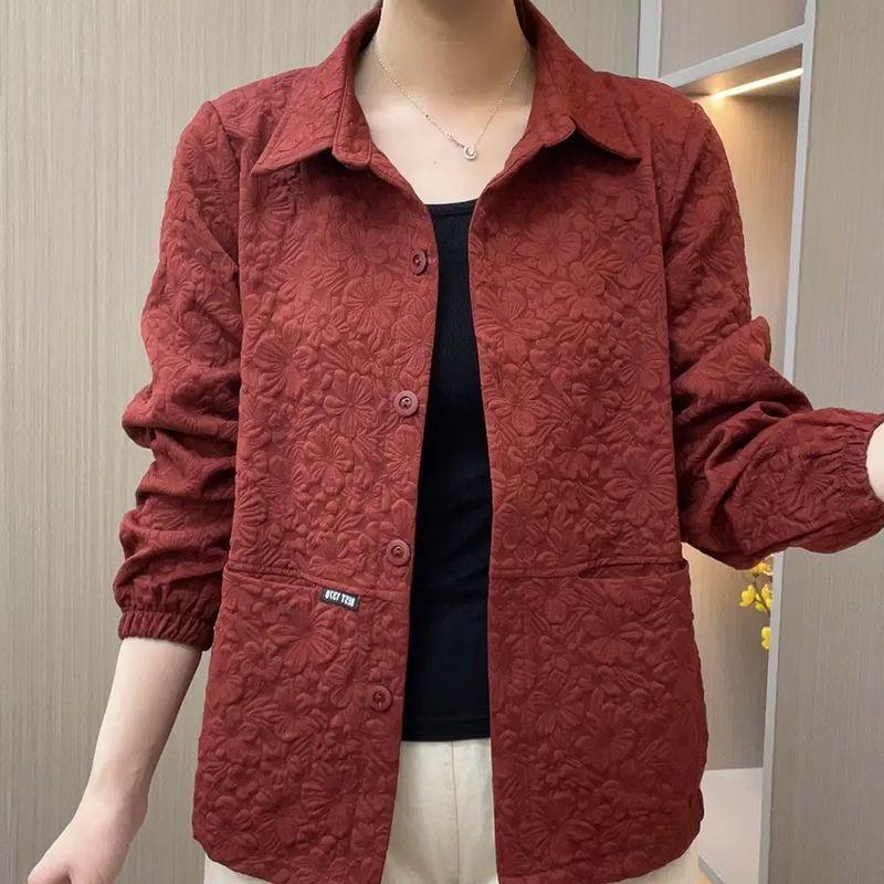 Elegant Casual Short Jacket For Women Spring Autumn Fashion Versatile Petite Coat